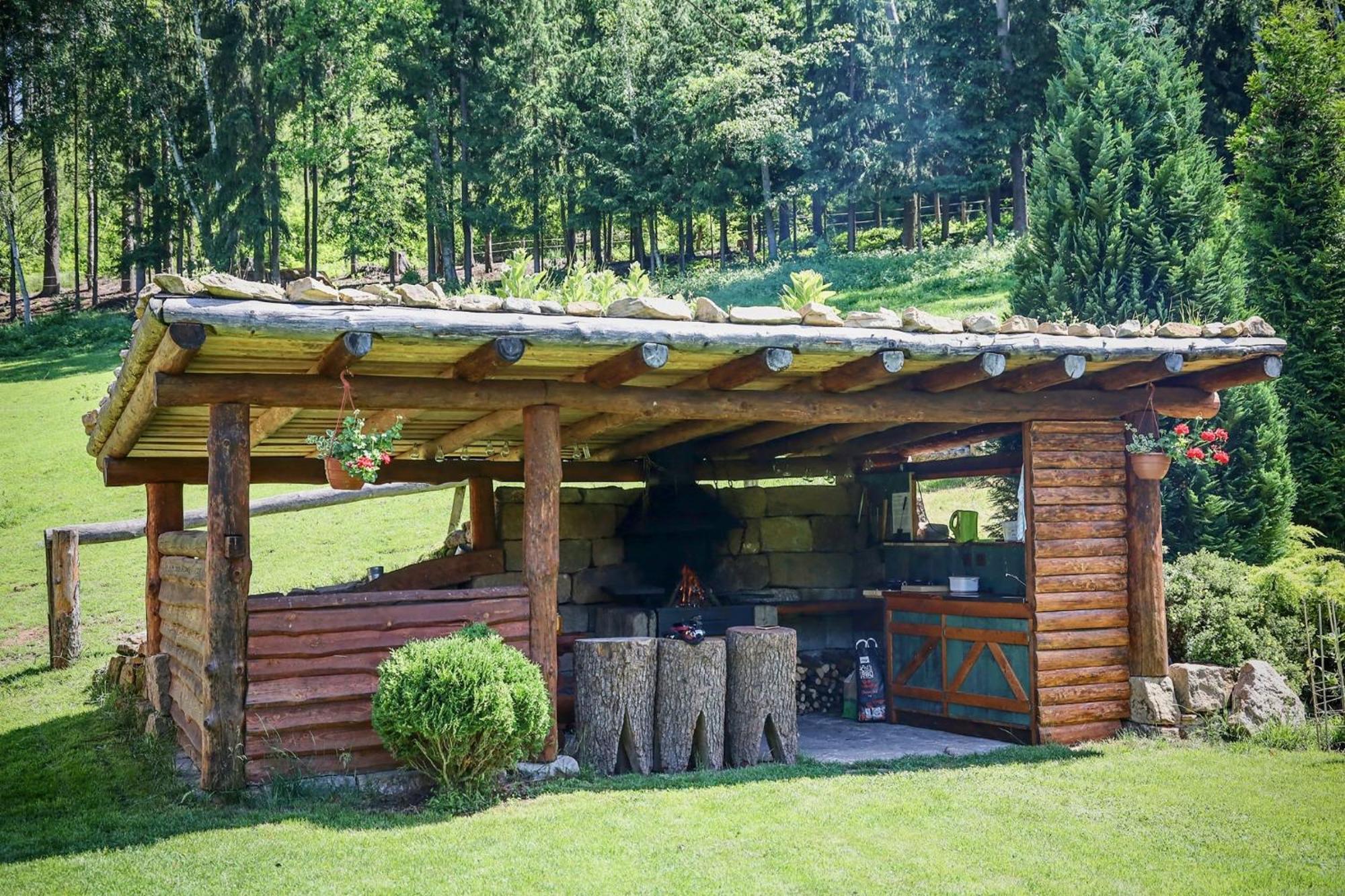 Hotel Penzion Ve Srubu Horni Radechova Exterior foto