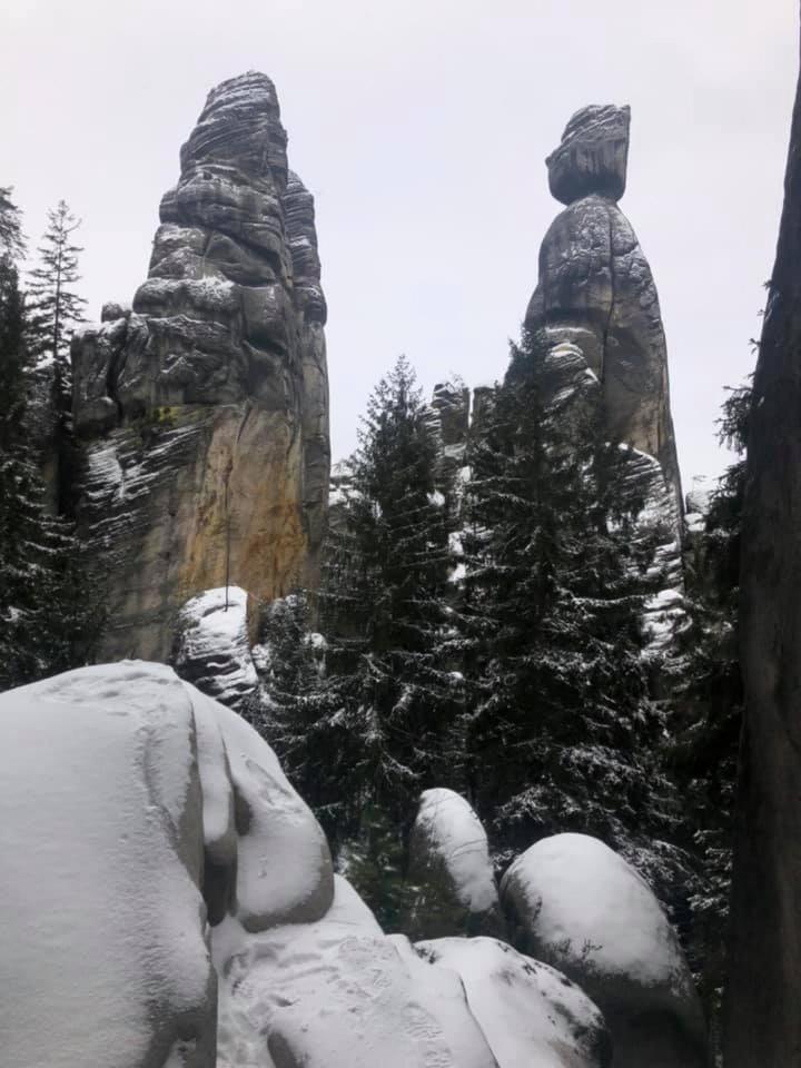 Hotel Penzion Ve Srubu Horni Radechova Exterior foto